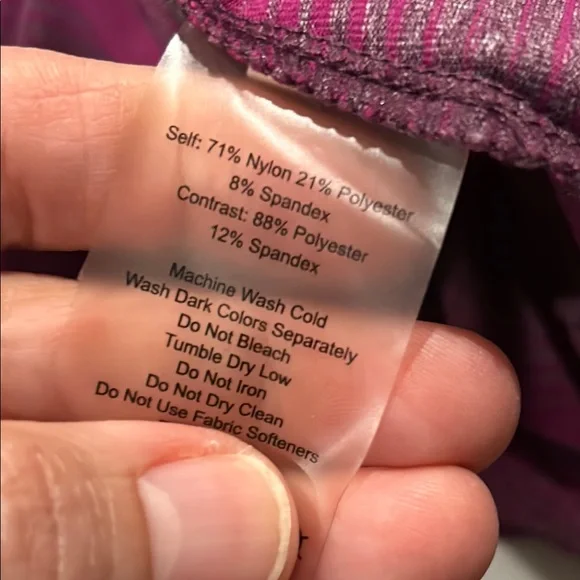 Title Nine Purple Striped Quarter-Zip Pullover - Picture 11 of 11